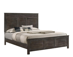 ANDOVER 3/3 T HEADBOARD, FOOTBOARD & SLATS-NUTMEG