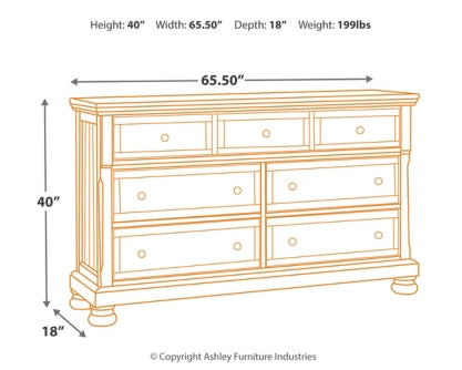 Flynnter Dresser - The Bargain Furniture