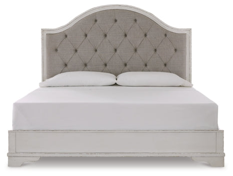 Brollyn King Upholstered Panel Bed