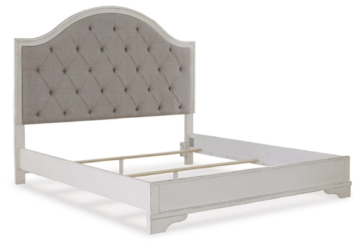 Brollyn King Upholstered Panel Bed