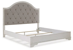 Brollyn King Upholstered Panel Bed
