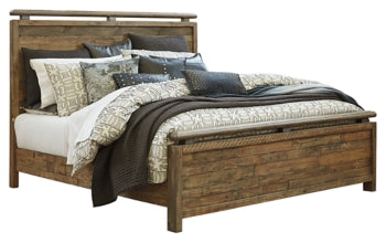 Sommerford Queen Panel Bed with Mirrored Dresser