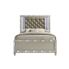 RADIANCE 5/0 Q HEADBOARD-SILVER