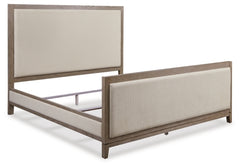 Chrestner King Upholstered Panel Bed