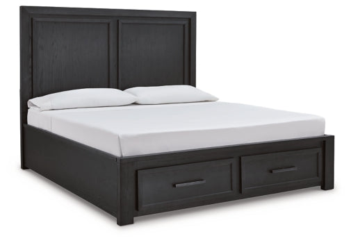 Foyland Queen Panel Storage Bed