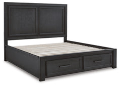 Foyland Queen Panel Storage Bed