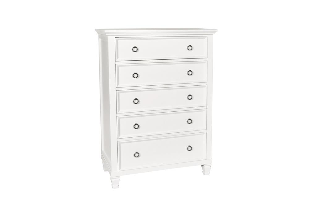 TAMARACK CHEST- WHITE