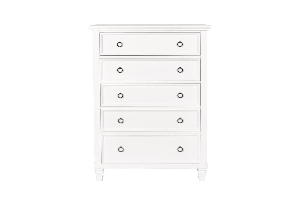TAMARACK CHEST- WHITE