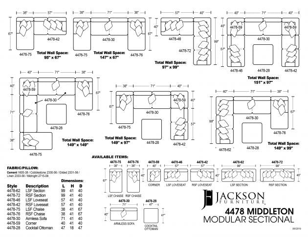 Middleton Modular Sectional RSF Loveseat