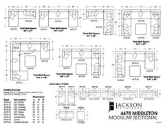 Middleton Modular Sectional RSF Loveseat