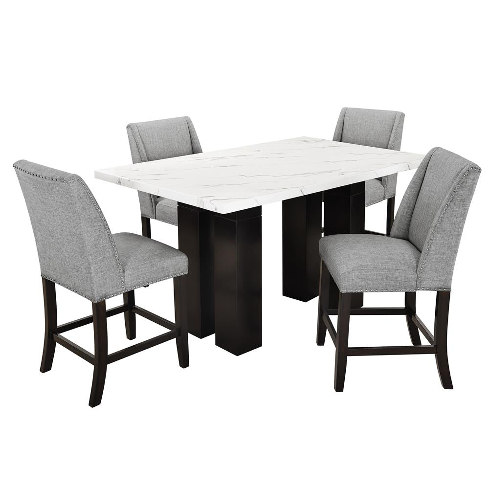 FAUST COUNTER CHAIR (2 PER CARTON)-GRAY