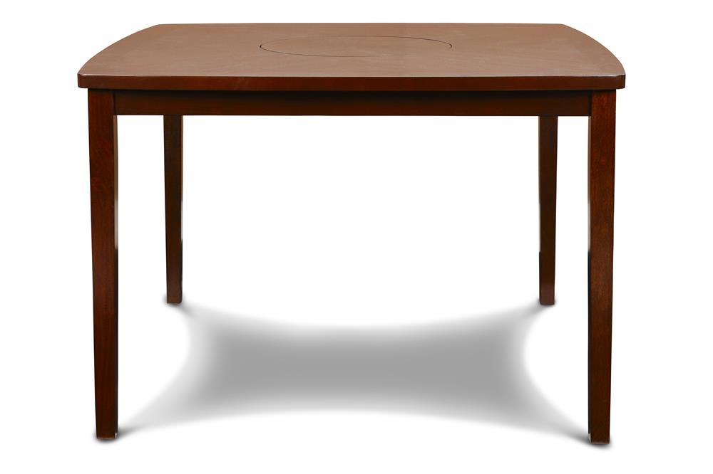 DIXON COUNTER TABLE W/LAZY SUSAN -  ESPRESSO