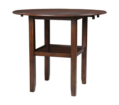GIA 3 PC 42" COUNTER DROP LEAF TABLE & 2 CHAIRS-CHERRY