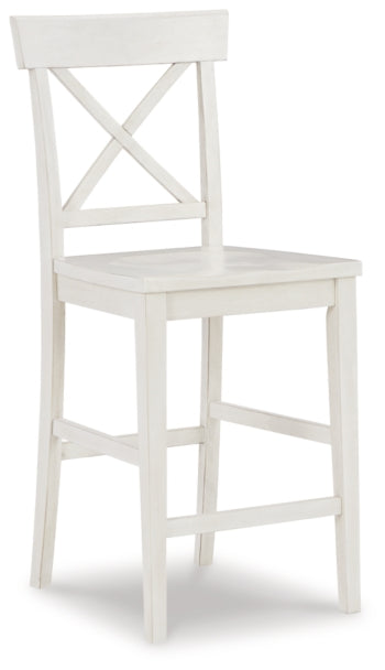 Stuven Counter Height Dining Table and 4 Barstools - PKG012084