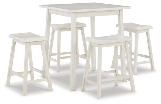 Stuven Counter Height Dining Table and 4 Barstools - PKG012082