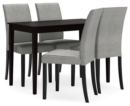 Kimonte Dining Table and 4 Chairs - PKG013926