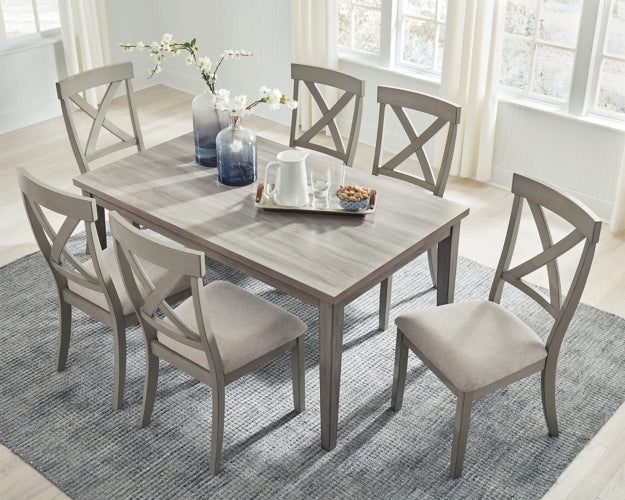 Parellen Dining Table and 6 Chairs - PKG011520