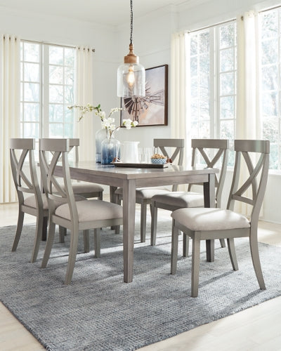 Parellen Dining Table and 6 Chairs - PKG011520