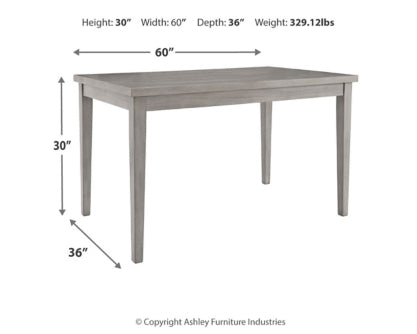 Parellen Dining Table and 6 Chairs - PKG011520