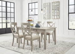 Parellen Dining Table and 4 Chairs - PKG013254