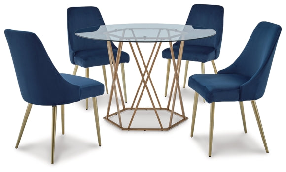 Wynora Dining Table and 4 Chairs