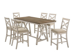 SOMERSET COUNTER TABLE -VINTAGE WHITE