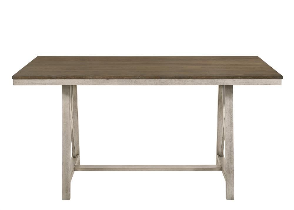 SOMERSET COUNTER TABLE -VINTAGE WHITE