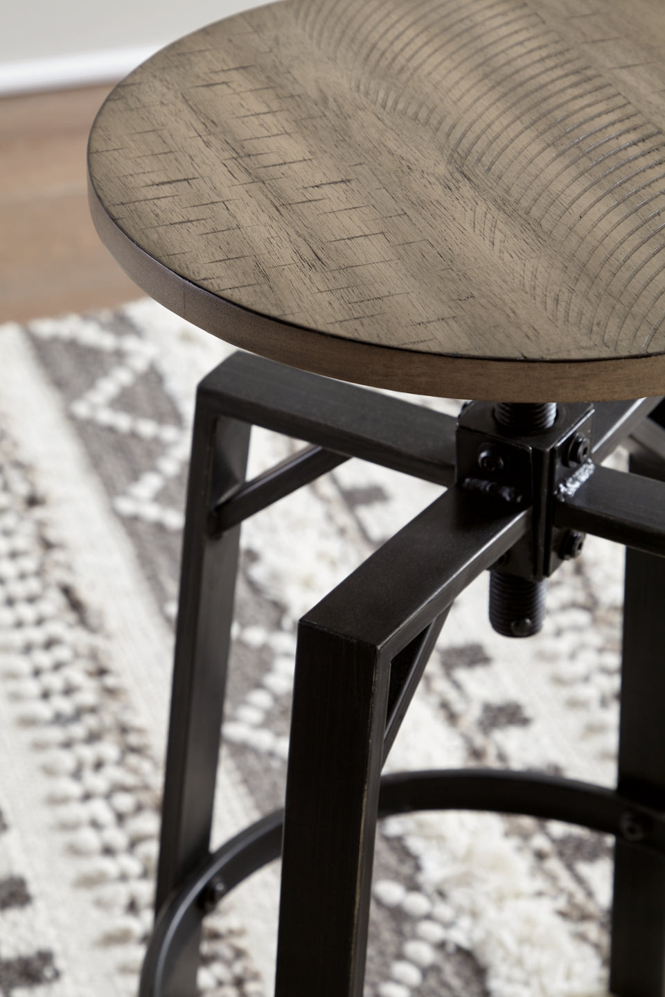 Lesterton Counter Height Dining Table and 2 Barstools - PKG012086