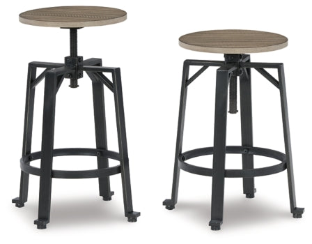 Lesterton Counter Height Dining Table and 2 Barstools - PKG012086