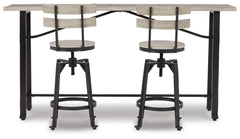 Karisslyn Counter Height Dining Table and 2 Barstools - PKG012089