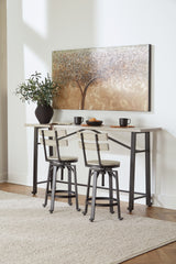 Karisslyn Counter Height Dining Table and 2 Barstools - PKG012089