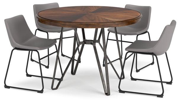 Centiar Dining Table and 4 Chairs - PKG013933