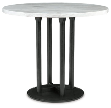 Centiar Counter Height Dining Table and 4 Barstools - PKG014010