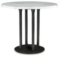 Centiar Counter Height Dining Table and 4 Barstools - PKG001962