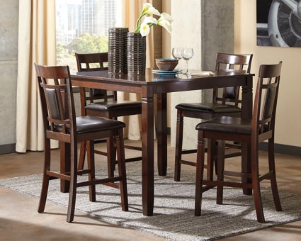 Bennox Counter Height Dining Table and Bar Stools (Set of 5) - The Bargain Furniture