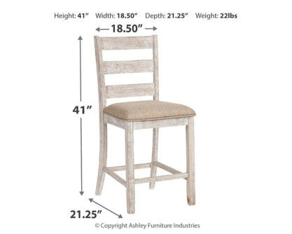 Skempton Counter Height Dining Table and 4 Barstools - PKG001971