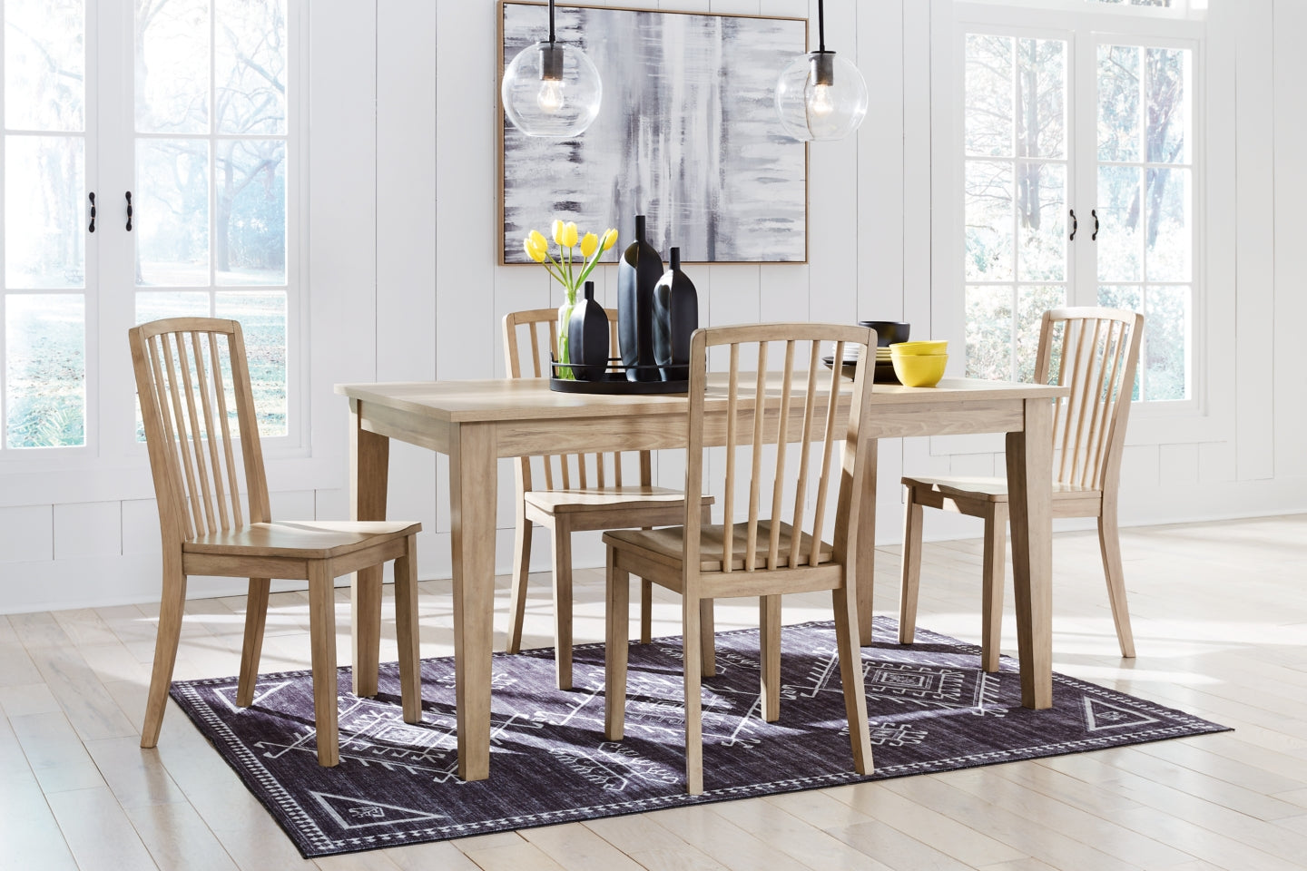 Gleanville Dining Table and 4 Chairs