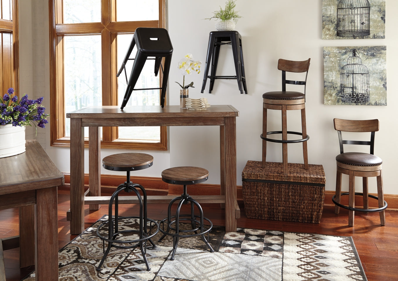 Pinnadel Counter Height Bar Stool