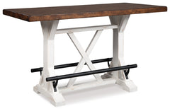 Valebeck Counter Height Dining Table and 4 Barstools - PKG002022