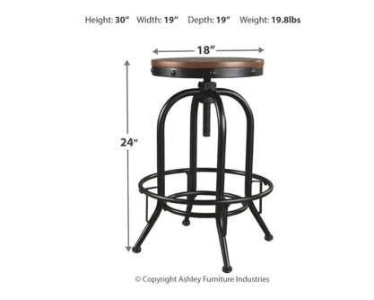 Valebeck Counter Height Bar Stool