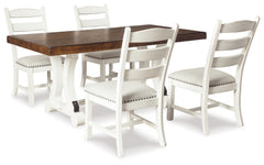 Valebeck Dining Table and 4 Chairs