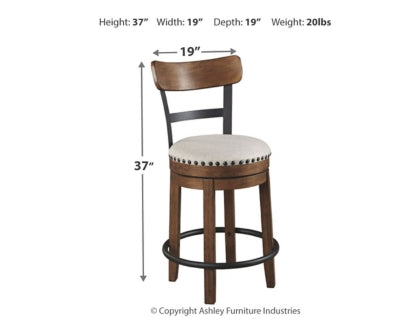 Valebeck Counter Height Dining Table and 4 Barstools - PKG002023