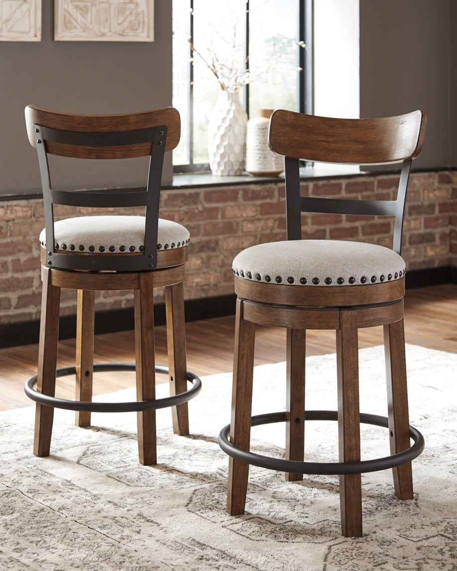 Valebeck Counter Height Dining Table and 4 Barstools - PKG002023