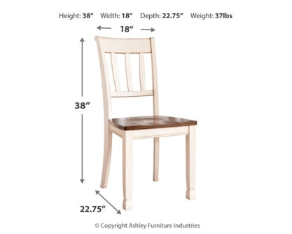 Whitesburg Dining Chair - The Bargain Furniture