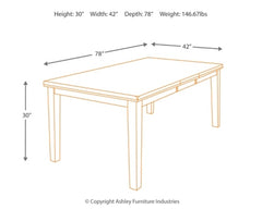Ralene Dining Extension Table - The Bargain Furniture