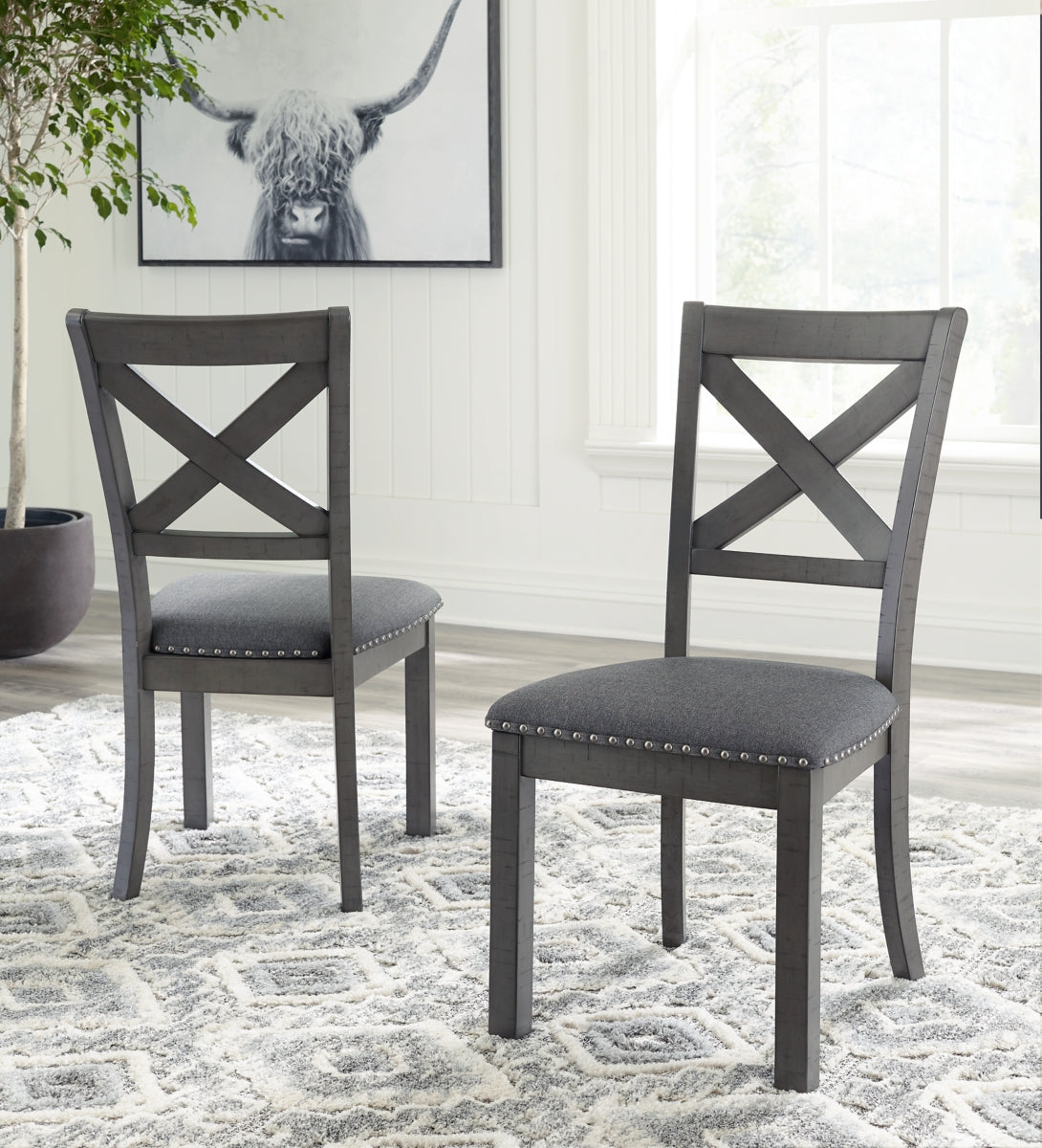 Myshanna Dining Table and 4 Chairs - PKG013982