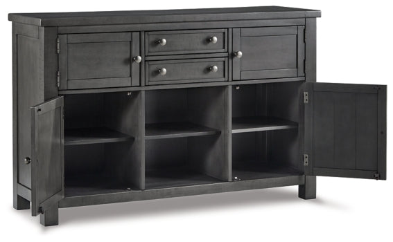 Myshanna Counter Height Dining Table and 4 Barstools and Bench with Storage