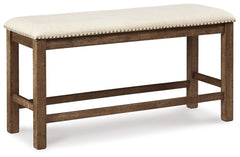 Moriville Counter Height Dining Bench - The Bargain Furniture