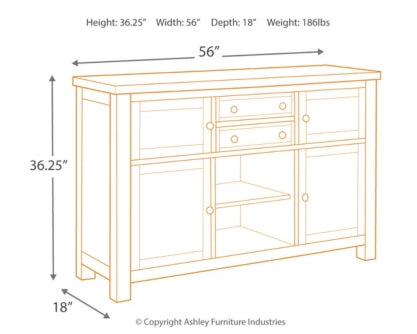 Moriville Dining Server - The Bargain Furniture