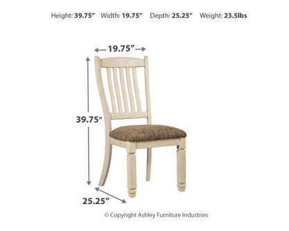 Bolanburg Dining Table and 8 Chairs with Storage